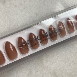 NEW Static Nails Press On Nails — Toasted Sugar (brown)